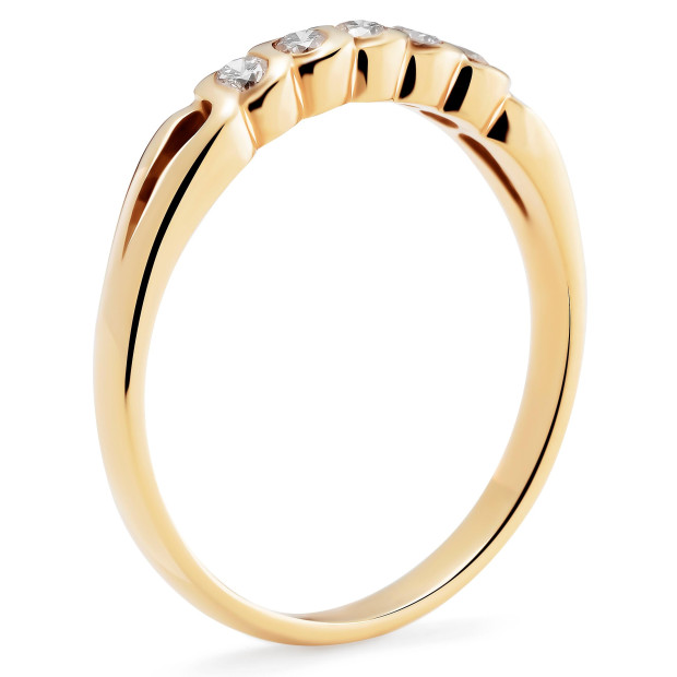Orphelia Orphelia® Women's Yellow Gold 18C Ring - Gold RD-3903