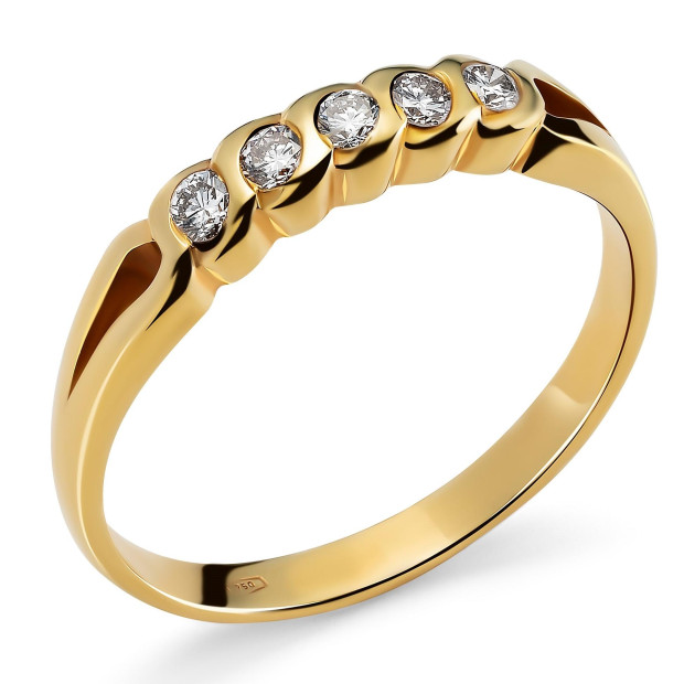 orphelia Orphelia® Women's Yellow gold 18C Ring - Gold RD-3903