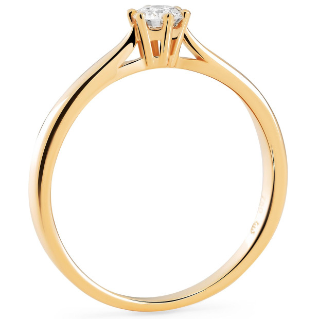 Orphelia Orphelia® Women's Yellow Gold 18C Ring - Gold RD-3919