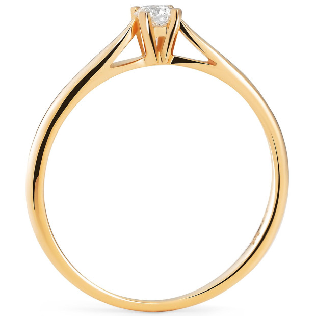 Orphelia Orphelia® Women's Yellow Gold 18C Ring - Gold RD-3917