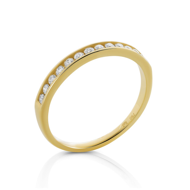 Orphelia Orphelia® Women's Yellow Gold 18C Ring - Gold RD-3930
