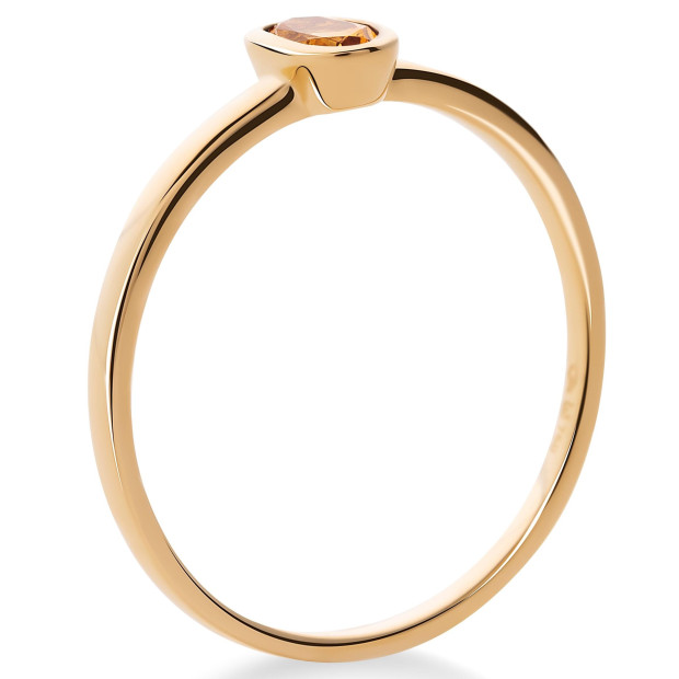 Orphelia Orphelia® Women's Yellow Gold 18C Ring - Gold RD-3926/CIT