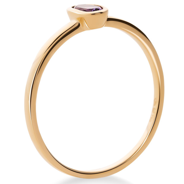 Orphelia Orphelia® Women's Yellow Gold 18C Ring - Gold RD-3926/AMS