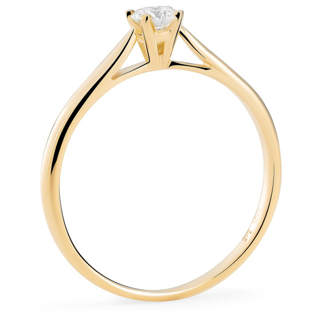 Orphelia Orphelia® Women's Yellow Gold 18C Ring - Gold RD-3918