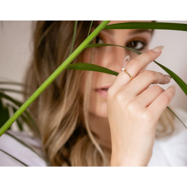 Orphelia Orphelia® Women's Yellow Gold 18C Ring - Gold RD-3918