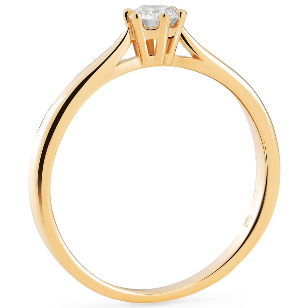 Orphelia Orphelia® Women's Yellow Gold 18C Ring - Gold RD-3920