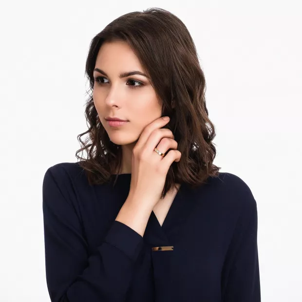 Orphelia Orphelia® Women's Yellow Gold 18C Ring - Gold RD-B1266/45/DJ