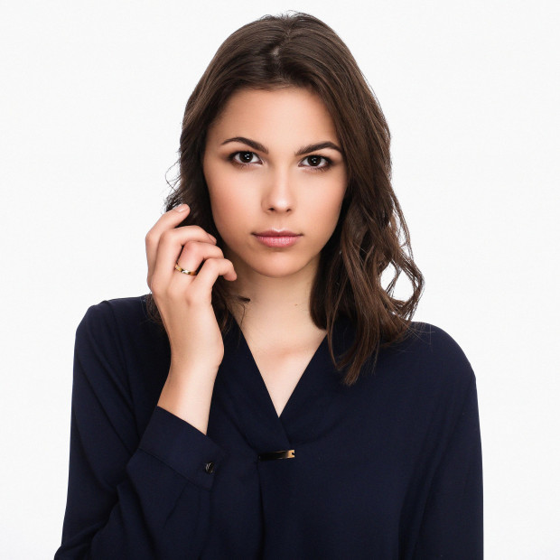 Orphelia Orphelia® Women's Yellow Gold 18C Ring - Gold RD-B3806/DJ/12