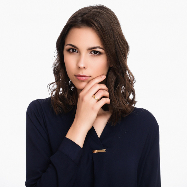 Orphelia Orphelia® Women's Yellow Gold 18C Ring - Gold RD-B3308/45/DJ