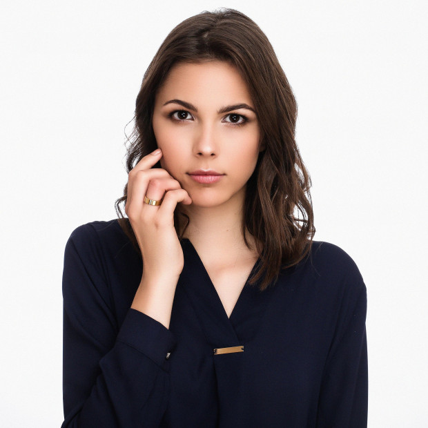 Orphelia Orphelia® Women's Yellow Gold 18C Ring - Gold RD-B3304/6/DJ