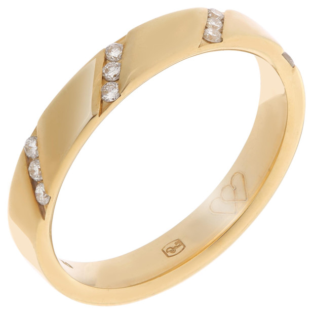 orphelia Orphelia® Women's Yellow gold 18C Ring - Gold RD-B3806/DJ/12