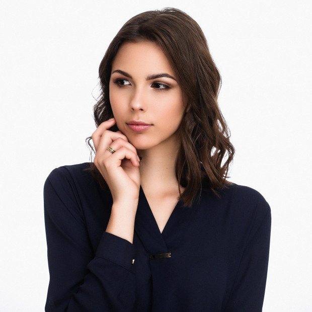 Orphelia Orphelia® Women's Yellow Gold 18C Ring - Gold TRD-DA15/B/DE