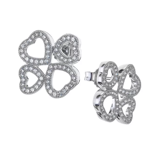 orphelia Rilla Silver Stud Earrings ZO-7356