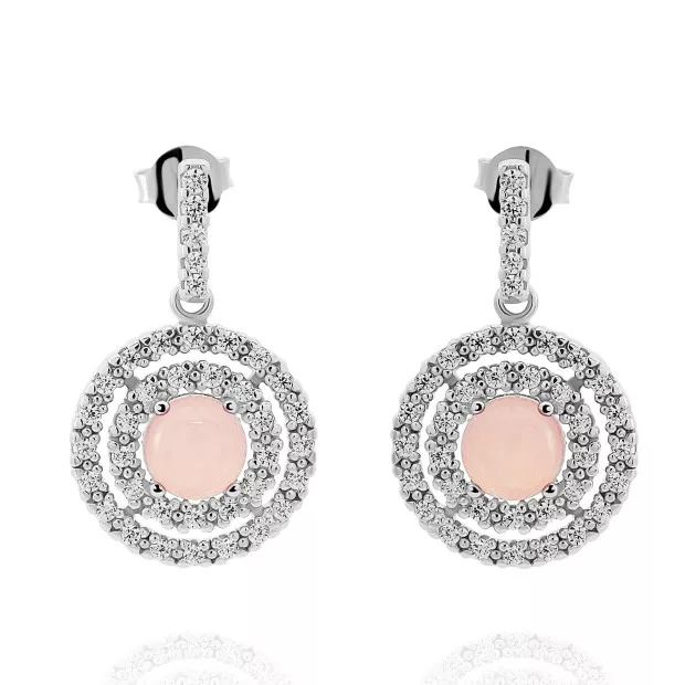 Orphelia Rivera Silver Drop Earrings ZO-7481/PC
