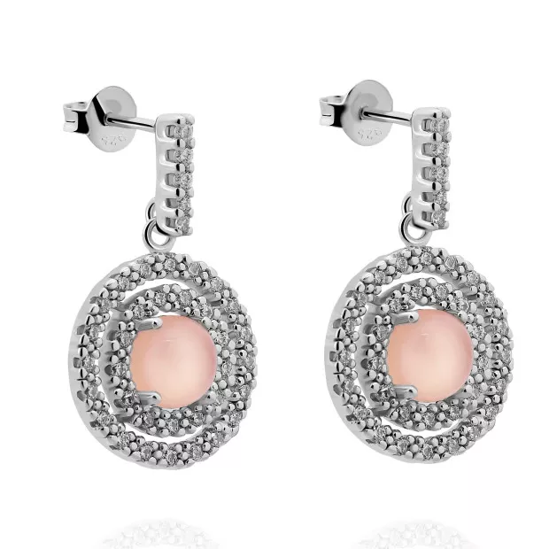 orphelia Rivera Silver Drop Earrings ZO-7481/PC