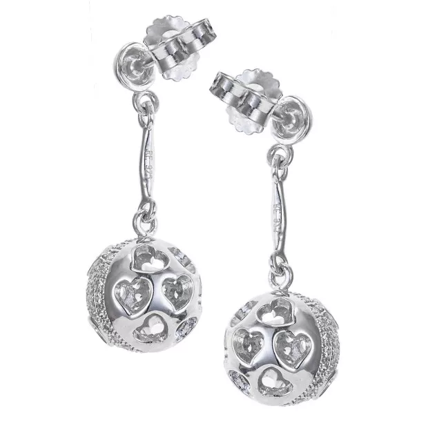 Orphelia Rogue Silver Drop Earrings ZO-7355
