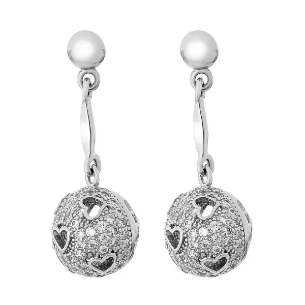 orphelia Rogue Silver Drop Earrings ZO-7355