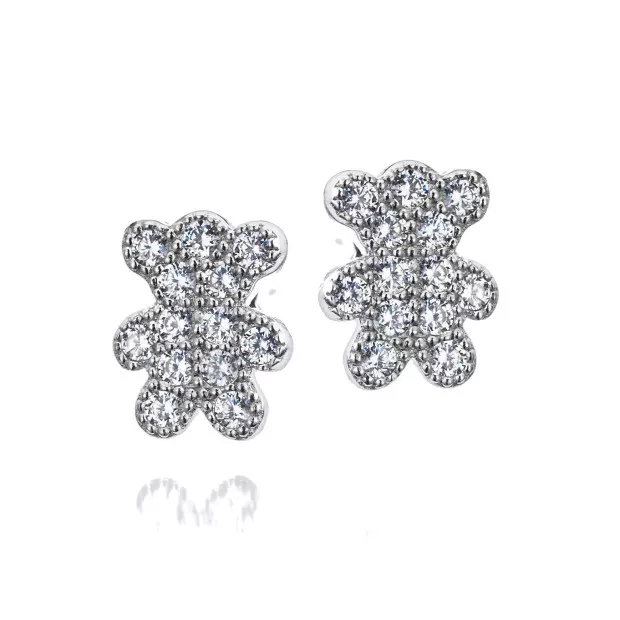 orphelia Rosabel Silver Stud Earrings ZO-7352