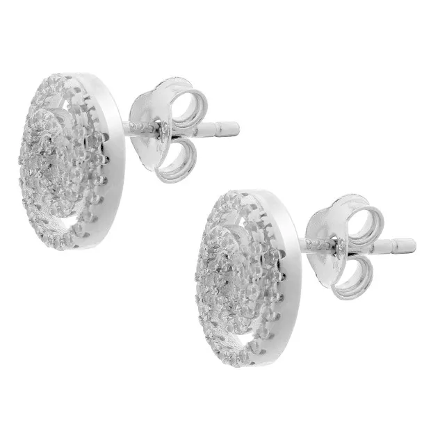 Orphelia Roshina Silver Stud Earrings ZO-7274