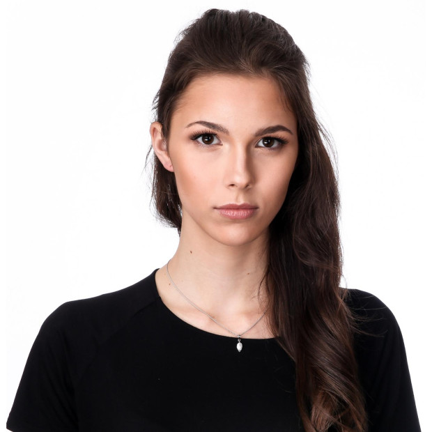 Orphelia Ruth Silver Chain With Pendant ZH-7220