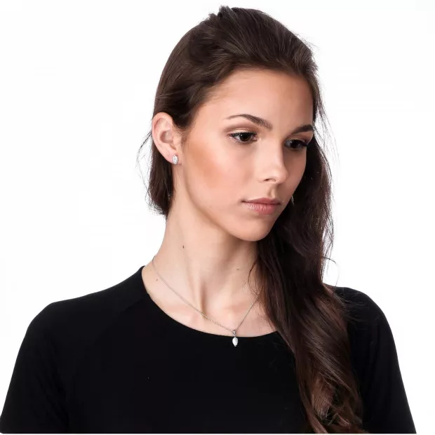 Orphelia Ruth Silver Chain With Pendant ZH-7220