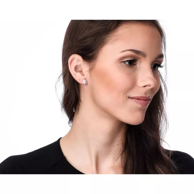 Orphelia Ruth Silver Stud Earrings ZO-7220