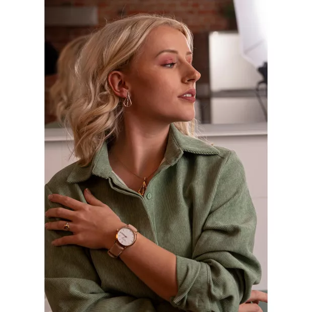 Orphelia Sacha Silver Chain With Pendant ZH-7496