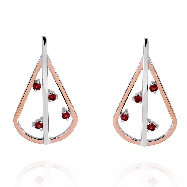 orphelia Sacha Silver Drop Earrings ZO-7496
