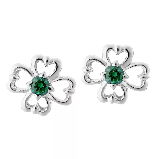 orphelia Saffina Silver Stud Earrings ZO-7081