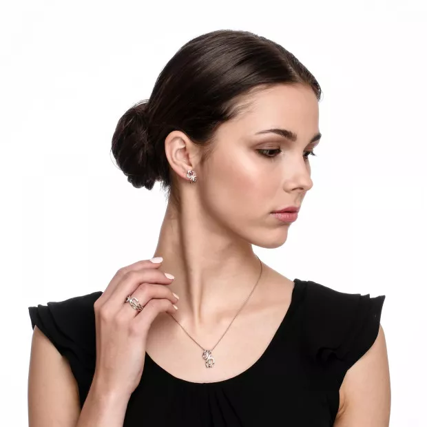 Orphelia Sally Silver Chain With Pendant ZH-7230