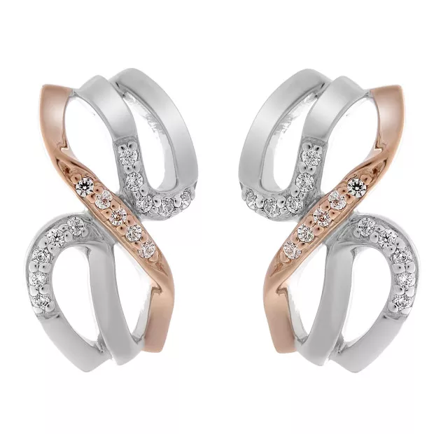 orphelia Sally Silver Stud Earrings ZO-7230