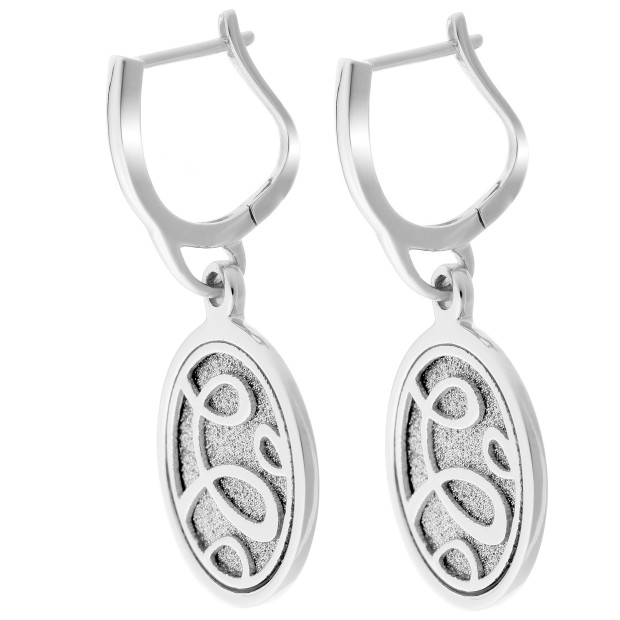 Orphelia Serena Silver Drop Earrings ZO-7096