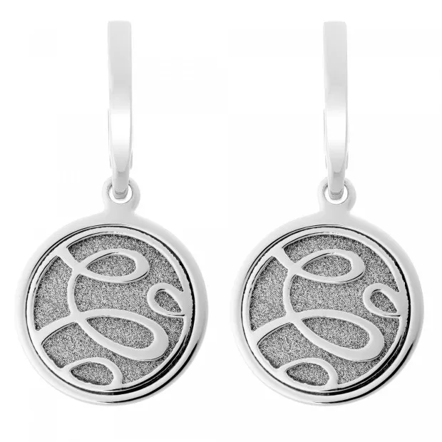 orphelia Serena Silver Drop Earrings ZO-7096