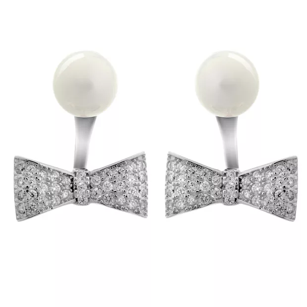 Orphelia Sienna Silver Stud Earrings ZO-7224
