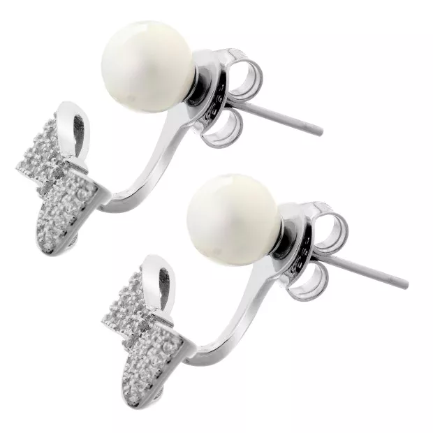 Orphelia Sienna Silver Stud Earrings ZO-7224