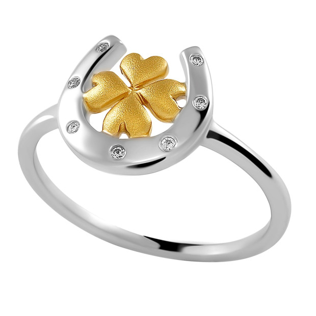 Orphelia Signature Silver Ring ZR-7517