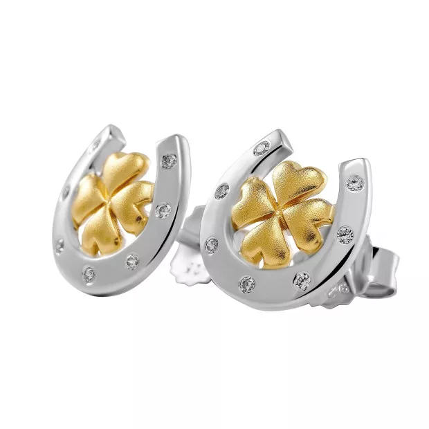 Orphelia Signature Silver Stud Earrings ZO-7517
