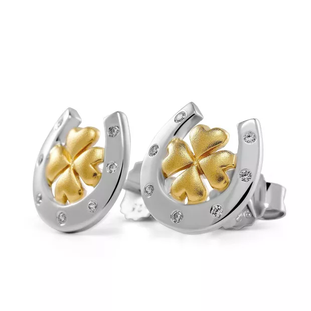 orphelia Signature Silver Stud Earrings ZO-7517