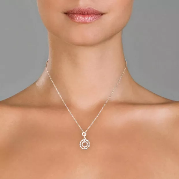 Orphelia Silver Chain With Pendant ZH-4304