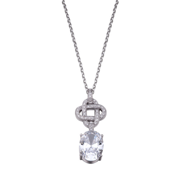 Orphelia Silver Chain With Pendant ZH-4558