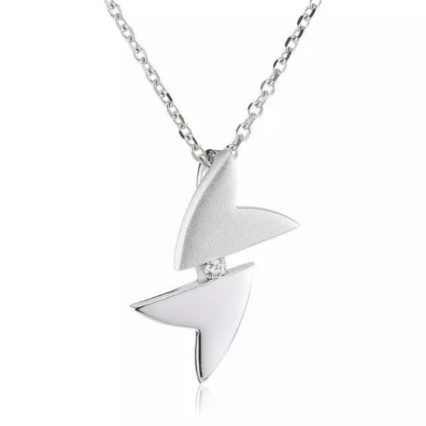 Orphelia Silver Chain With Pendant ZH-4639