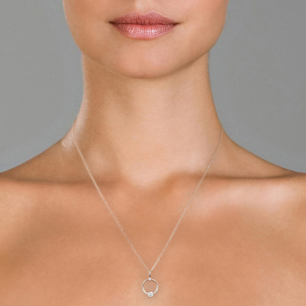 Orphelia Silver Chain With Pendant ZH-4761