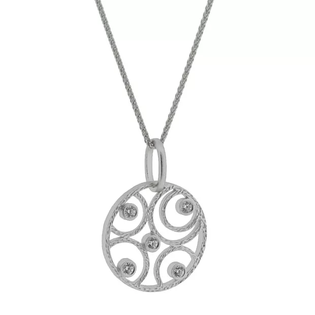Orphelia Silver Chain With Pendant ZH-7078