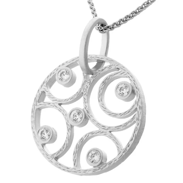orphelia Silver Chain With Pendant ZH-7078