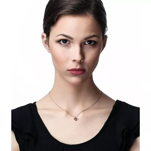 Orphelia Silver Chain With Pendant ZH-7083
