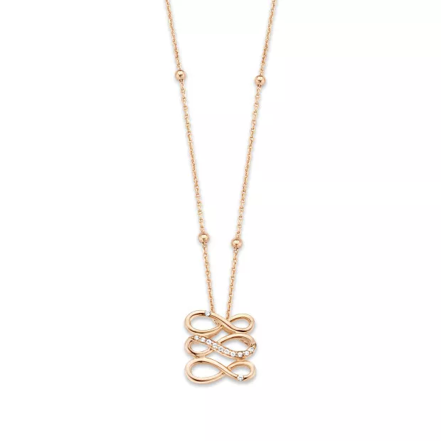 Orphelia Silver Chain With Pendant ZH-7123/RG