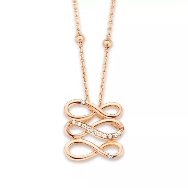 orphelia Silver Chain With Pendant ZH-7123/RG