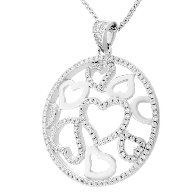 Orphelia Silver Chain With Pendant ZH-7217