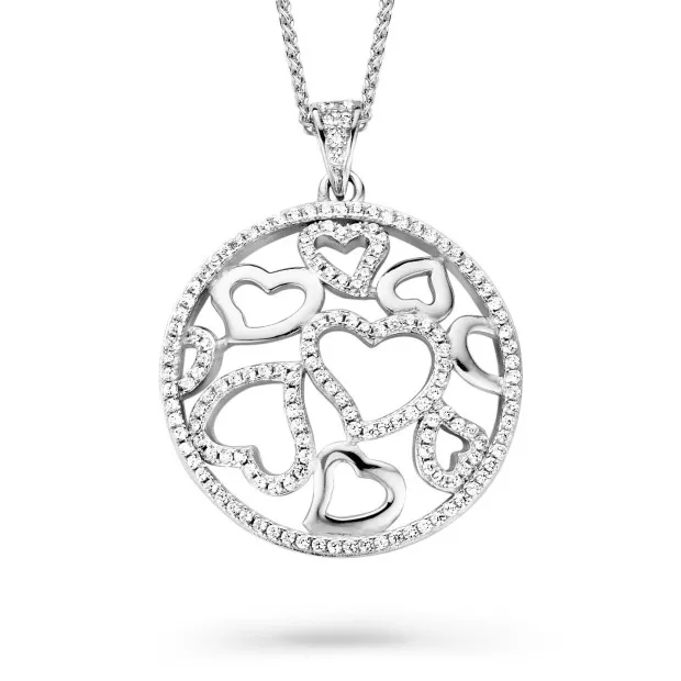orphelia Silver Chain With Pendant ZH-7217