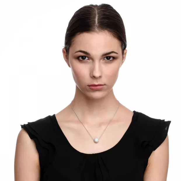 Orphelia Silver Chain With Pendant ZH-7235